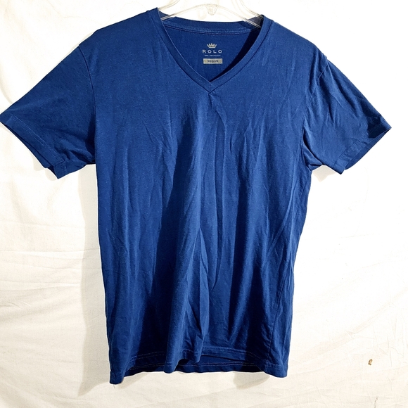 Rolo Royal Blue V neck Tshirt - Picture 4 of 8